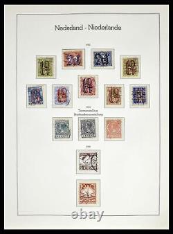 Lot 38667 Stamp collection Netherlands 1852-1968 in Leuchtturm album