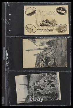 Lot 38760 Cover collection 1st worldwar 1914-1918 in 8 albums
