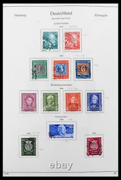 Lot 39148 Complete stamp collection Bundespost 1949-1987 in Kabe album