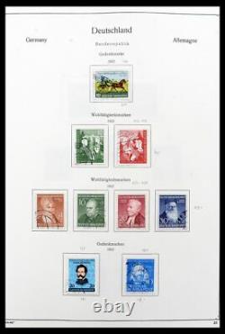 Lot 39148 Complete stamp collection Bundespost 1949-1987 in Kabe album