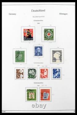 Lot 39148 Complete stamp collection Bundespost 1949-1987 in Kabe album