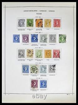 Lot 39156 Stamp collection Greece 1861-1996 in Schaubek album