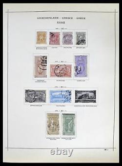 Lot 39156 Stamp collection Greece 1861-1996 in Schaubek album