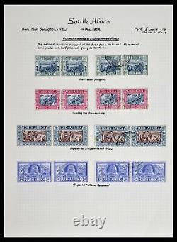 Lot 39174 Specialised stamp collection South Africa 1926-1954 in SG album