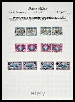 Lot 39174 Specialised stamp collection South Africa 1926-1954 in SG album