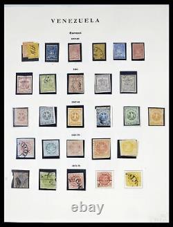 Lot 39223 Well filled stamp collection Venezuela 1859-1984 in 2 albums