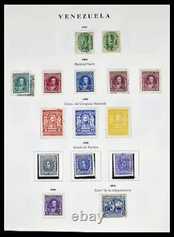 Lot 39223 Well filled stamp collection Venezuela 1859-1984 in 2 albums