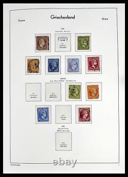 Lot 39243 Stamp collection Greece 1861-1965 in Leuchtturm album