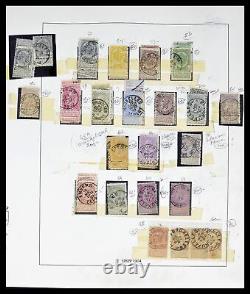 Lot 39265 Overcomplete stamp collection Belgium 1849-1962 in 3 Lindner albums