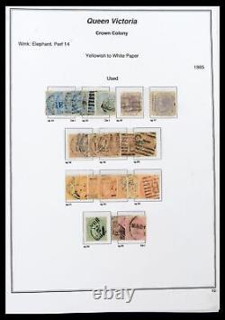 Lot 39379 Stamp collection India and States 1854-1968 in 3 albums