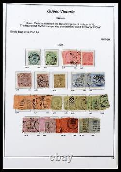 Lot 39379 Stamp collection India and States 1854-1968 in 3 albums