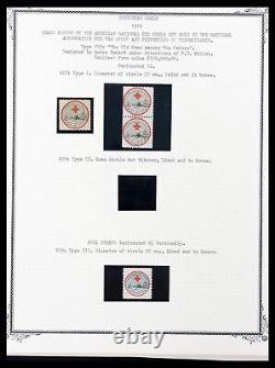 Lot 39489 Stamp collection USA Christmas seals 1907-1973 in 3 special albums