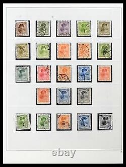 Lot 39497 Complete, canceled stamp collection Luxembourg 1852-1969 in Safe album