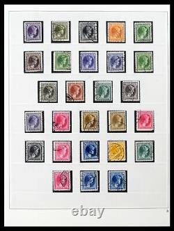 Lot 39497 Complete, canceled stamp collection Luxembourg 1852-1969 in Safe album