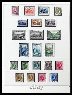 Lot 39497 Complete, canceled stamp collection Luxembourg 1852-1969 in Safe album