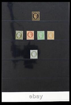 Lot 39538 Stamp collection France 1849-1964 in 4 Lindner albums