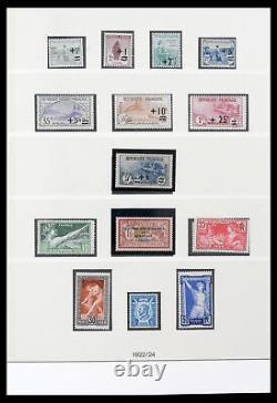 Lot 39538 Stamp collection France 1849-1964 in 4 Lindner albums