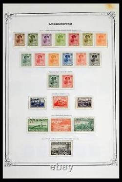 Lot 39652 Stamp collection Luxembourg 1852-1975 in large Yvert album