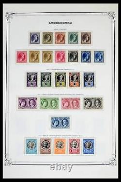 Lot 39652 Stamp collection Luxembourg 1852-1975 in large Yvert album