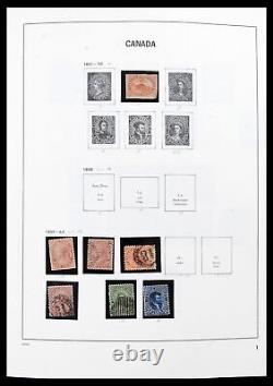 Lot 39692 Stamp collection Canada 1851-1986 in Davo album