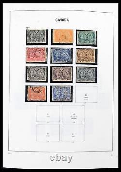 Lot 39692 Stamp collection Canada 1851-1986 in Davo album