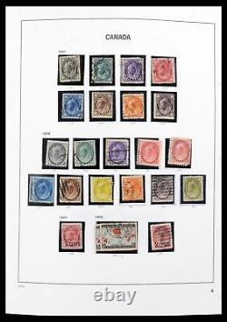 Lot 39692 Stamp collection Canada 1851-1986 in Davo album