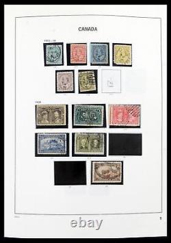 Lot 39692 Stamp collection Canada 1851-1986 in Davo album