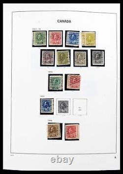 Lot 39692 Stamp collection Canada 1851-1986 in Davo album