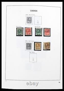 Lot 39692 Stamp collection Canada 1851-1986 in Davo album