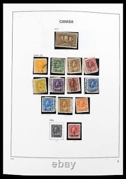 Lot 39692 Stamp collection Canada 1851-1986 in Davo album