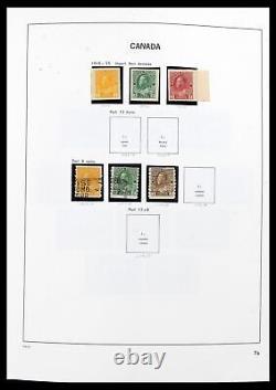 Lot 39692 Stamp collection Canada 1851-1986 in Davo album