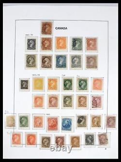 Lot 39697 SUPER stamp collection Canada 1851-2017 in 6 Davo luxe albums