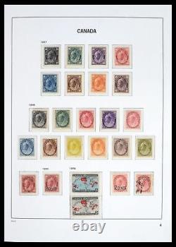 Lot 39697 SUPER stamp collection Canada 1851-2017 in 6 Davo luxe albums