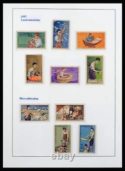 Lot 39985 Stamp collection Laos 1951-2013 in 2 Leuchtturm albums