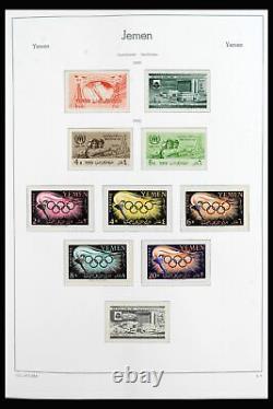 Lot 40124 Stamp collection Yemen 1959-1967 in Leuchtturm album