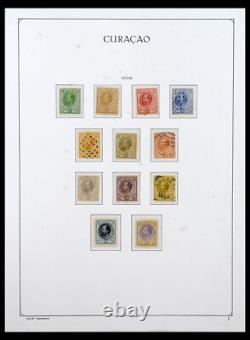Lot 40509 Almost complete stamp collection Cura? Ao 1873-1976 in Kabe album