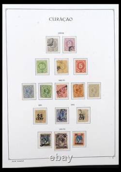 Lot 40509 Almost complete stamp collection Cura? Ao 1873-1976 in Kabe album