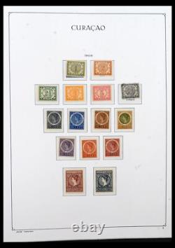 Lot 40509 Almost complete stamp collection Cura? Ao 1873-1976 in Kabe album