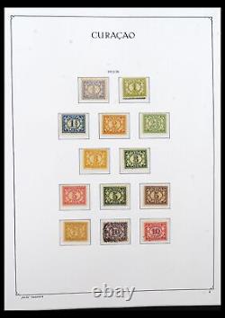 Lot 40509 Almost complete stamp collection Cura? Ao 1873-1976 in Kabe album