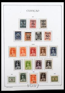 Lot 40509 Almost complete stamp collection Cura? Ao 1873-1976 in Kabe album