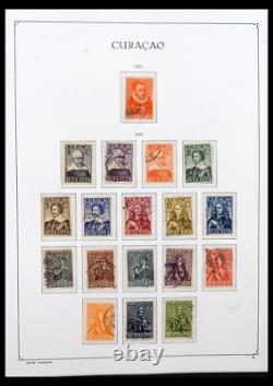 Lot 40509 Almost complete stamp collection Cura? Ao 1873-1976 in Kabe album