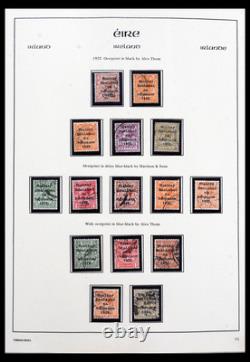 Lot 40588 Canceled Stamp collection Ireland 1922-1993 in album