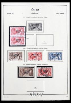 Lot 40588 Canceled Stamp collection Ireland 1922-1993 in album