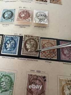 Lot 951 Collection France 1 album 1849-1971 dt n°2,9,15, Bordeaux, PA15