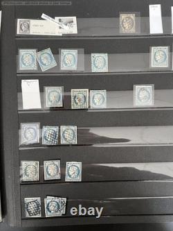 Lot 985 Classic stamp collection France 2 albums varieties, shades, etc++