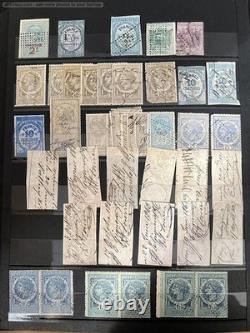 Lot 985 Classic stamp collection France 2 albums varieties, shades, etc++