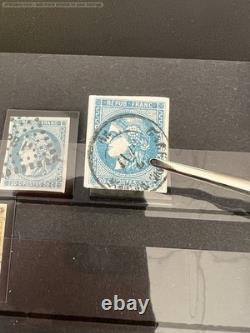 Lot 985 Classic stamp collection France 2 albums varieties, shades, etc++