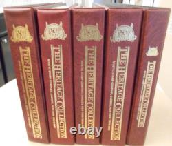 Lot Set of 5 Mystic Heritage Collection Albums No Stamps FREE SHIPPING