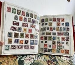 Lot of 1000+ Stamp Collection. Vintage. In Red Album. Inherited. Rare Not sure