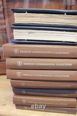 Lot of 1980s American Commemorative Collections Albums First Day Stamps & Sheets
